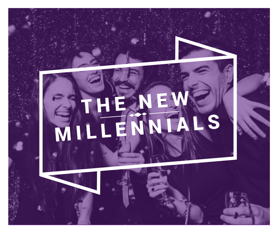 the New Millennials graphic design