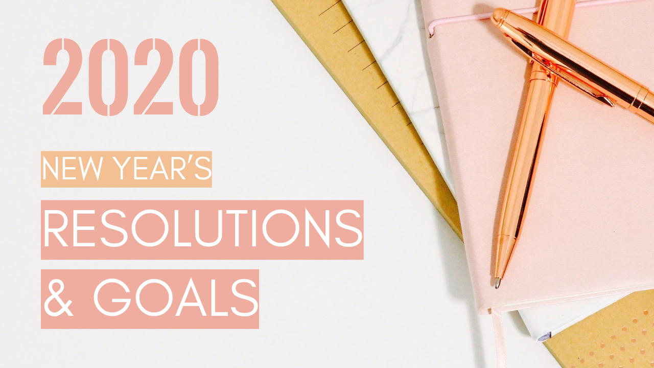 11.New year's resolutions & goals YouTube thumbnail template