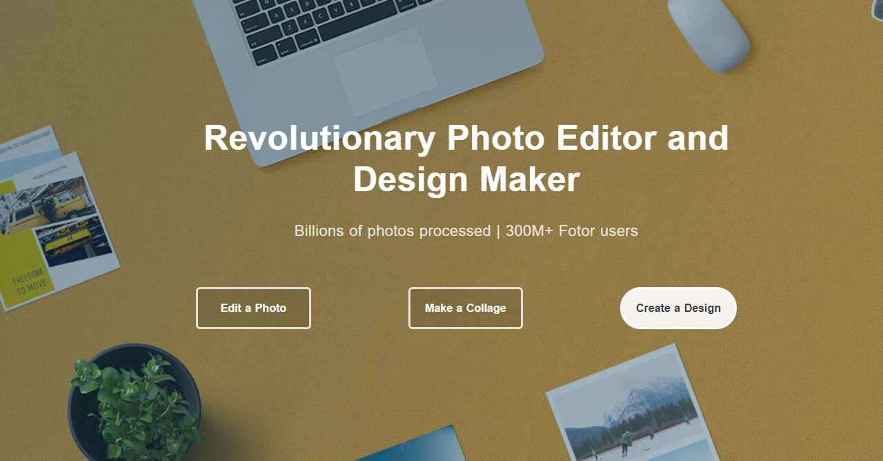 22.Fotor online photo editor and design maker