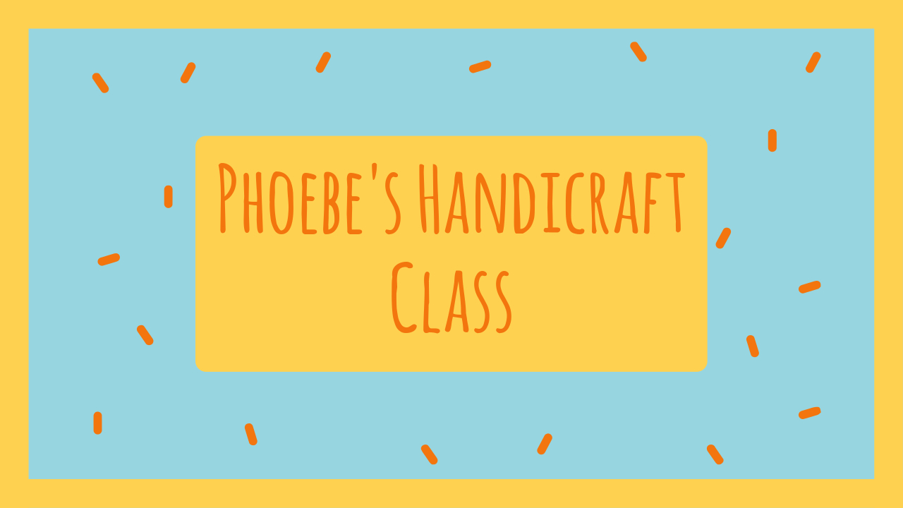 8.Handcraft class YouTube thumbnail template