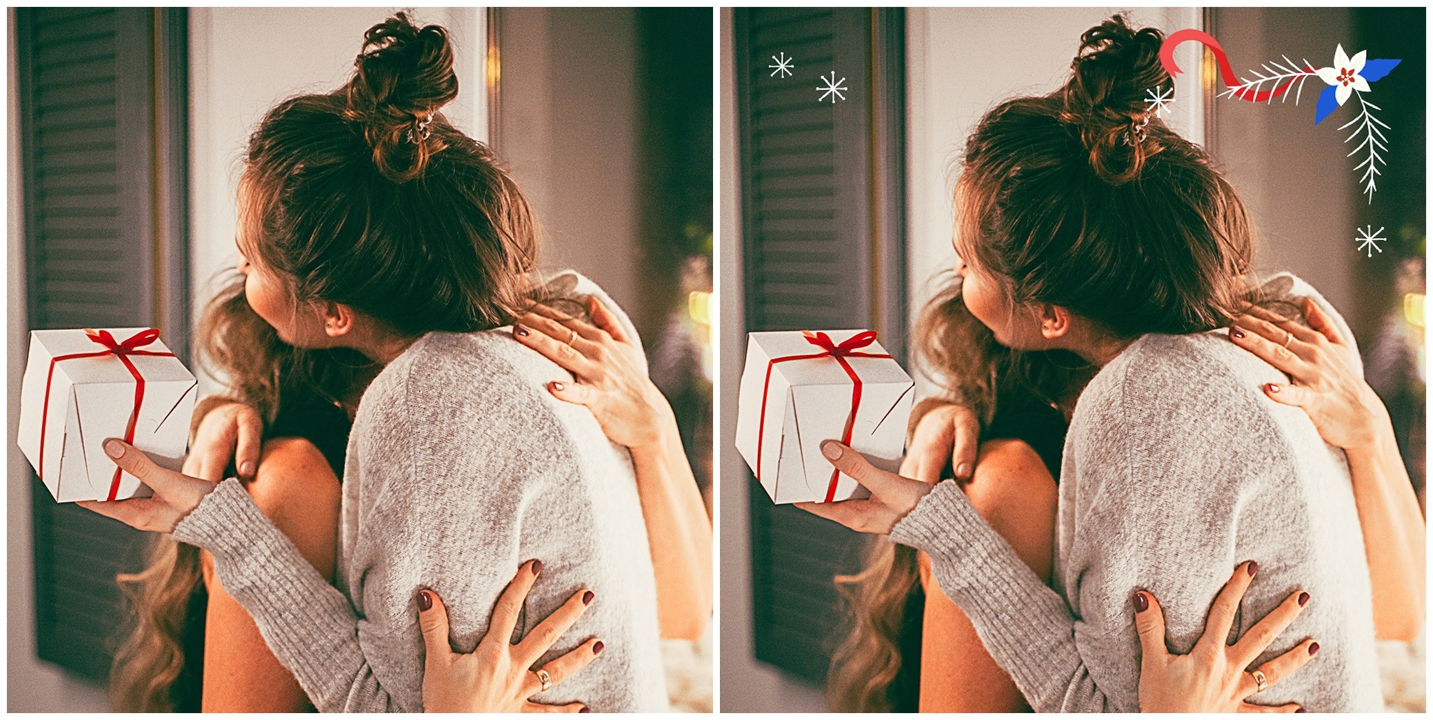 Christmas photo filter