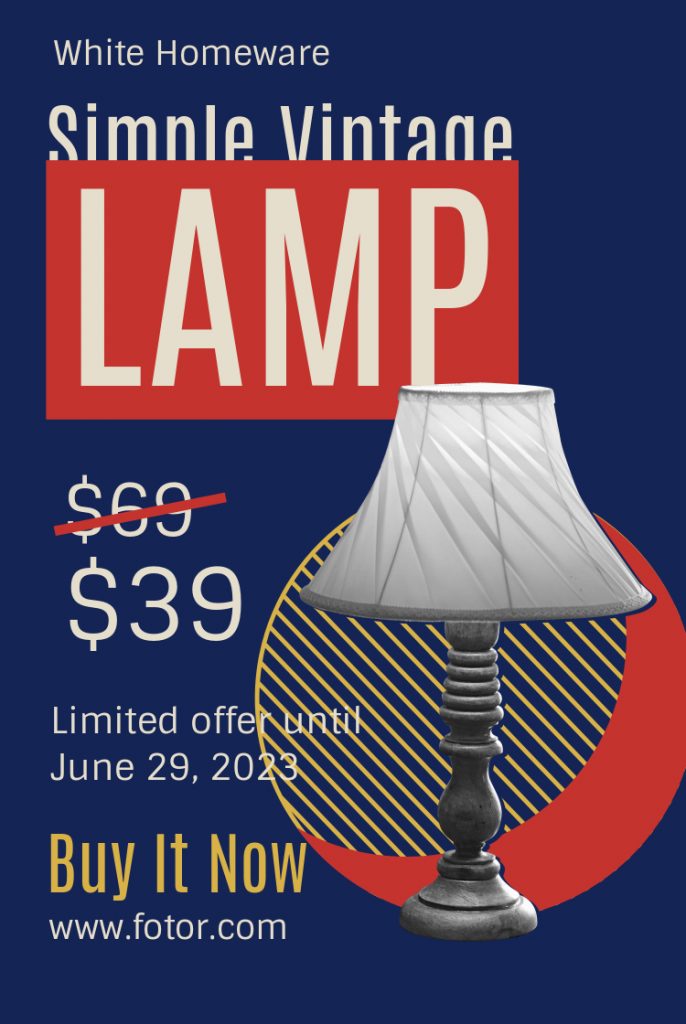 10.vintage lamp promotional ads template