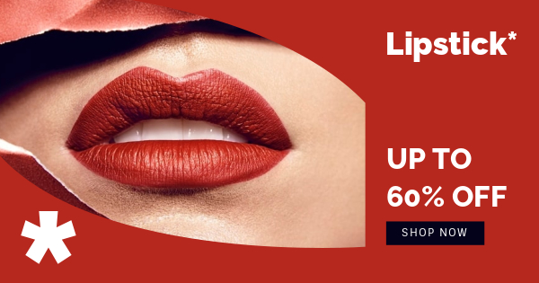 red lipstick banner ads