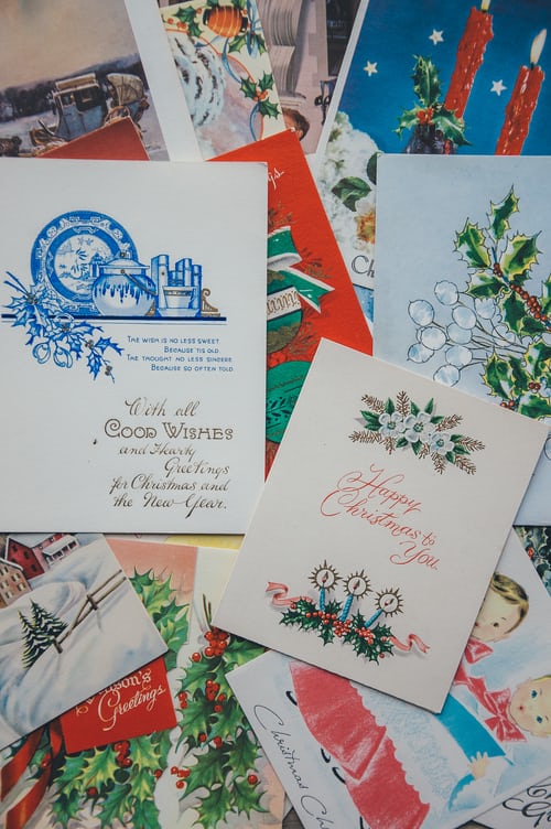 Christmas greeting cards