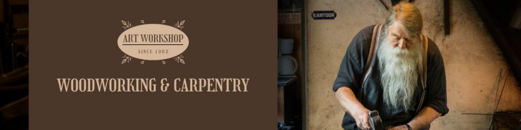 Fotor Woodworking & Carpentry Etsy Banner Template