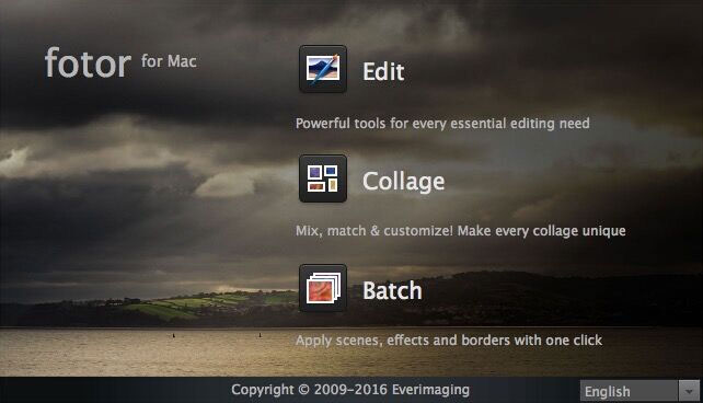 Fotor photo editor for Mac