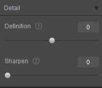 edit photo details blur or sharpen