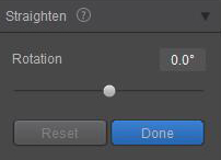 photo straighten in Fotor Photo editor for Mac